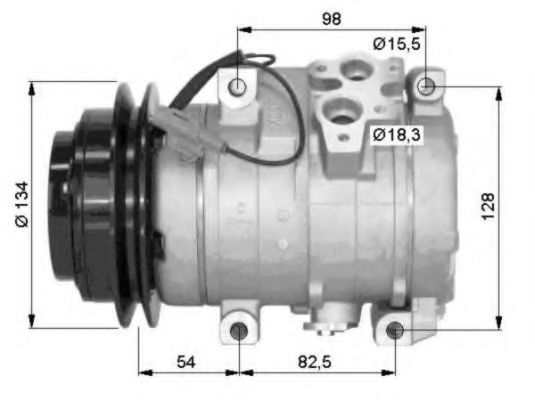 Компрессор, кондиционер NRF 32458