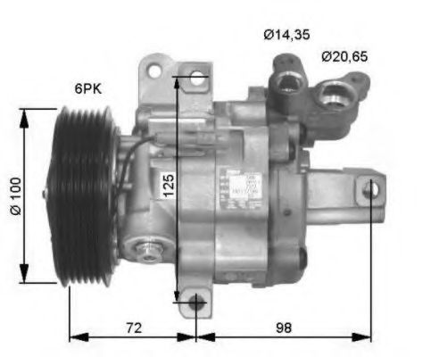 Компрессор, кондиционер NRF 32476G