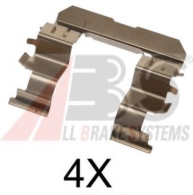 Комплектующие, колодки дискового тормоза OJD (QUICK BRAKE) 1091612