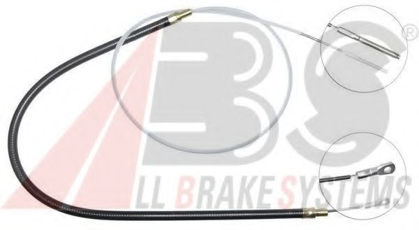 Трос, стояночная тормозная система COFLE 10424