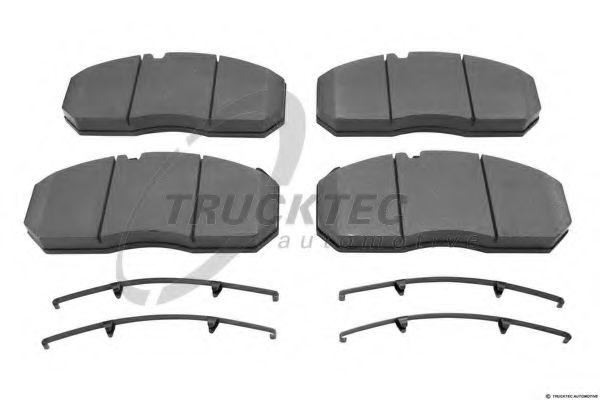 Комплект тормозных колодок, дисковый тормоз TRUCKTEC AUTOMOTIVE 05.35.020