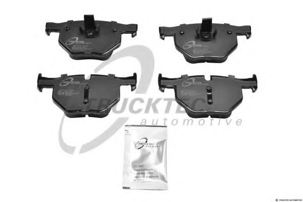 Комплект тормозных колодок, дисковый тормоз TRUCKTEC AUTOMOTIVE 08.35.129