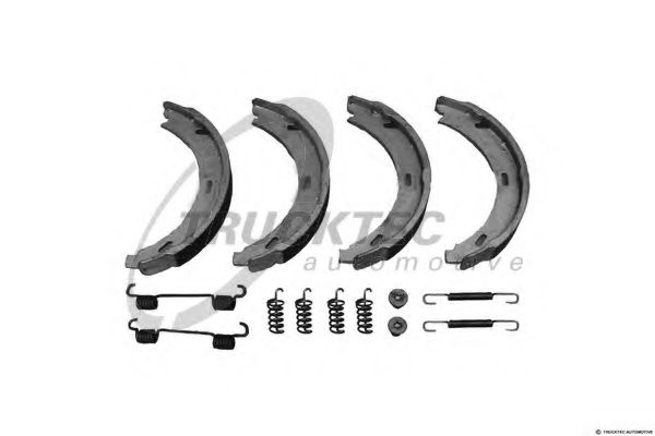 Комплект тормозных колодок, стояночная тормозная система TRUCKTEC AUTOMOTIVE 02.35.203