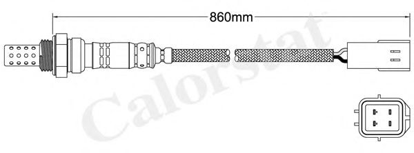 Лямбда-зонд CALORSTAT by Vernet LS140056