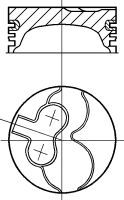 Поршень NÜRAL 87-521100-00