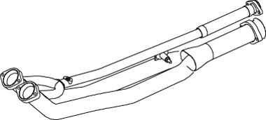 Труба выхлопного газа DINEX 74124