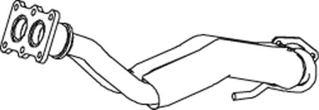 Труба выхлопного газа DINEX 74133