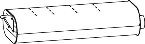 Средний / конечный глушитель ОГ ZARA 10083