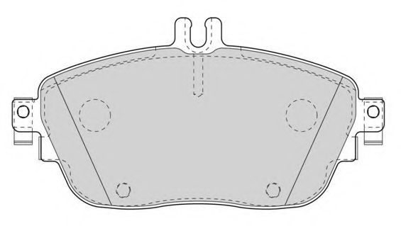 Комплект тормозных колодок, дисковый тормоз NECTO FD7567A