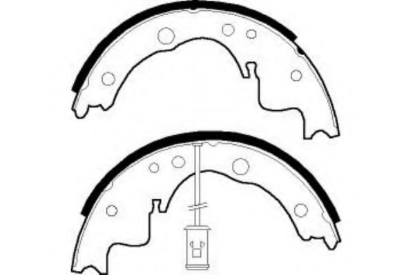 Комплект тормозных колодок NECTO N1502