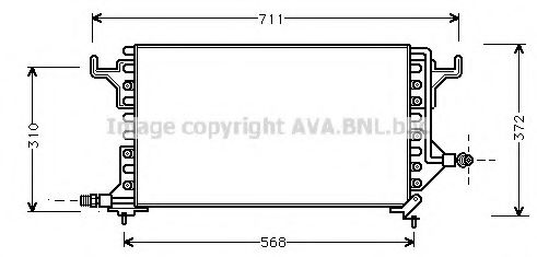 Конденсатор, кондиционер AVA QUALITY COOLING CN5069