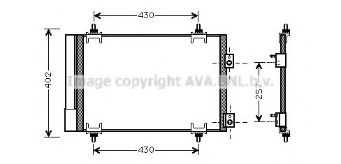 Конденсатор, кондиционер AVA QUALITY COOLING CN5283D