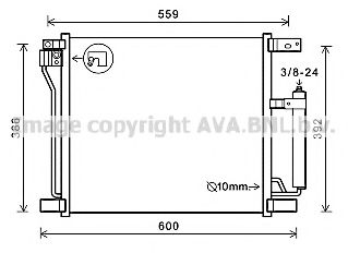 Конденсатор, кондиционер AVA QUALITY COOLING DN5401D