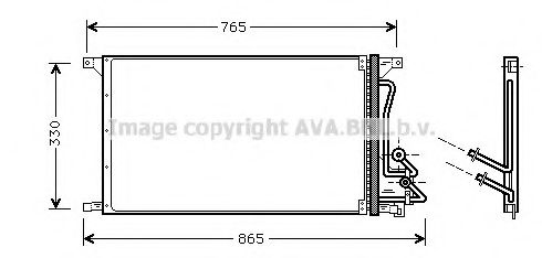 Конденсатор, кондиционер AVA QUALITY COOLING FD5304