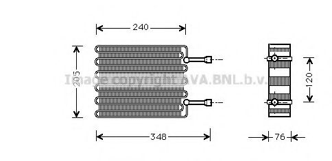 Испаритель, кондиционер AVA QUALITY COOLING FDV022