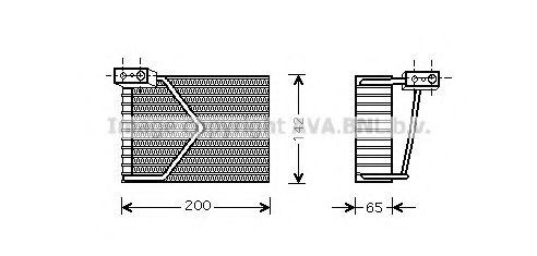 Испаритель, кондиционер AVA QUALITY COOLING MSV328