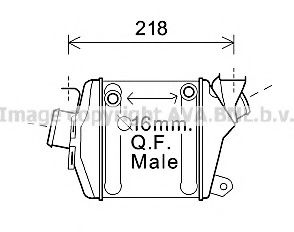 Интеркулер AVA QUALITY COOLING OL4598