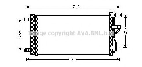 Конденсатор, кондиционер AVA QUALITY COOLING OL5612D