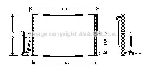 Конденсатор, кондиционер AVA QUALITY COOLING OLA5241