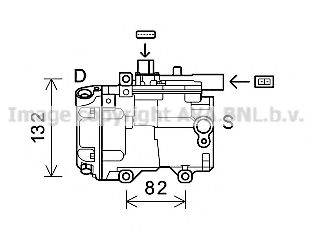 Компрессор, кондиционер AVA QUALITY COOLING TOK707