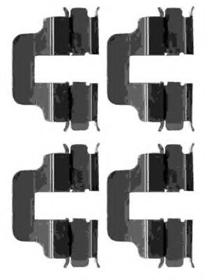 Комплектующие, колодки дискового тормоза MGA A186