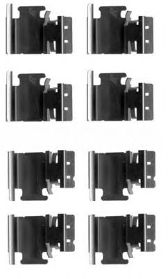 Комплектующие, колодки дискового тормоза MGA A221