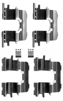 Комплектующие, колодки дискового тормоза MGA A224