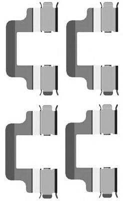 Комплектующие, колодки дискового тормоза MGA A287