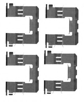 Комплектующие, колодки дискового тормоза MGA A302