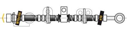 Тормозной шланг ROULUNDS RUBBER 73108