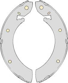 Комплект тормозных колодок MGA M567