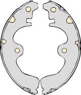 Комплект тормозных колодок MGA M669