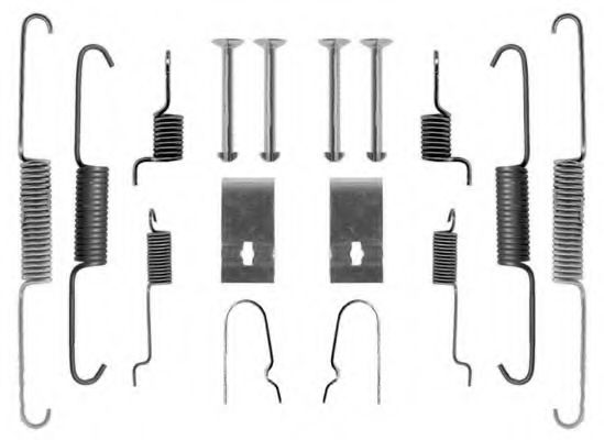 Комплект тормозов, барабанный тормозной механизм DELPHI 1085