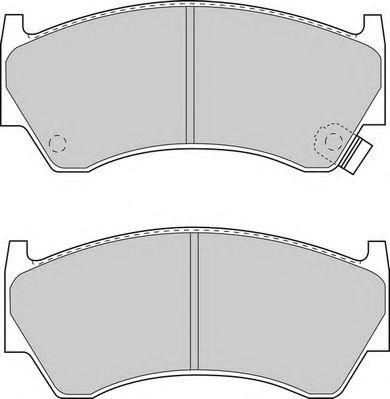Комплект тормозных колодок, дисковый тормоз DURON DBP331091