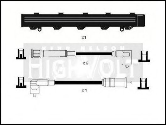 Комплект проводов зажигания STANDARD OEF965T