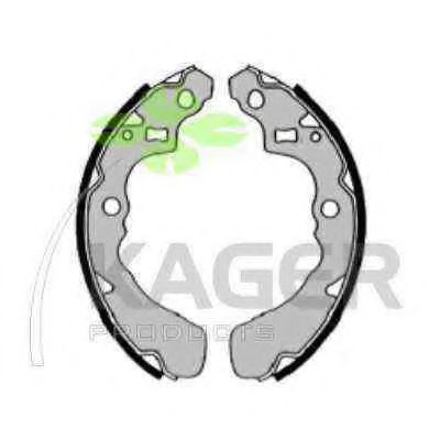 Комплект тормозных колодок KAGER 340053