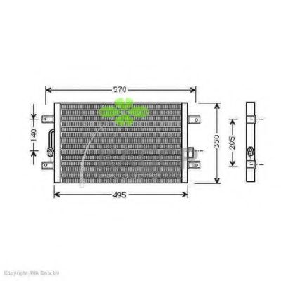 Конденсатор, кондиционер KAGER 94-5150