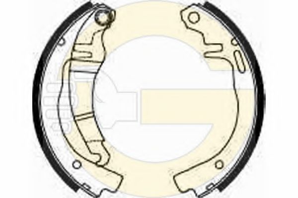 Комплект тормозных колодок GIRLING 5181449