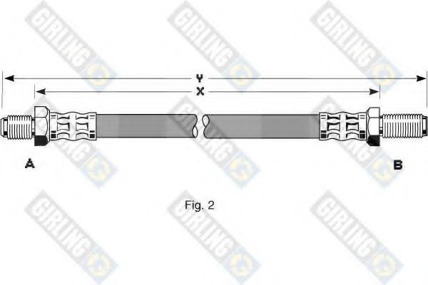 Тормозной шланг GIRLING 9003145