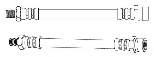 Тормозной шланг KAWE 516712
