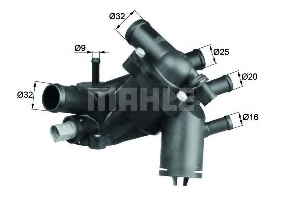 Термостат, охлаждающая жидкость MAHLE ORIGINAL TM 5 109