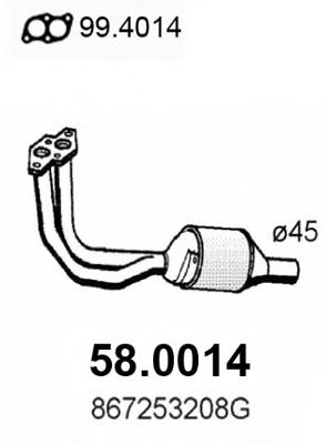 Катализатор ASSO 58.0014