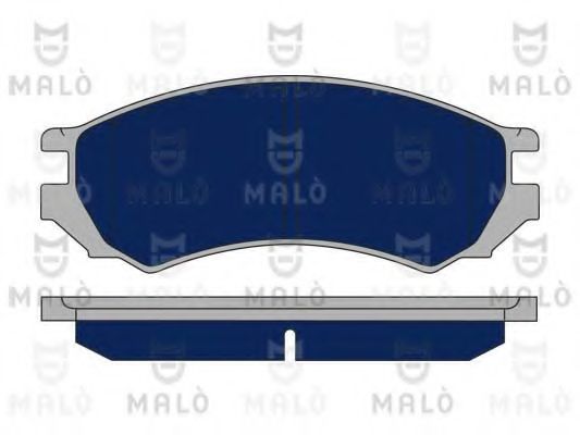 Комплект тормозных колодок, дисковый тормоз MALÒ 1050161