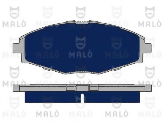 Комплект тормозных колодок, дисковый тормоз MALÒ 1050357