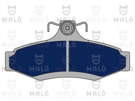 Комплект тормозных колодок, дисковый тормоз MALÒ 1050805