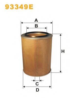 Воздушный фильтр WIX FILTERS 93349E