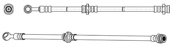 Тормозной шланг CEF 512717