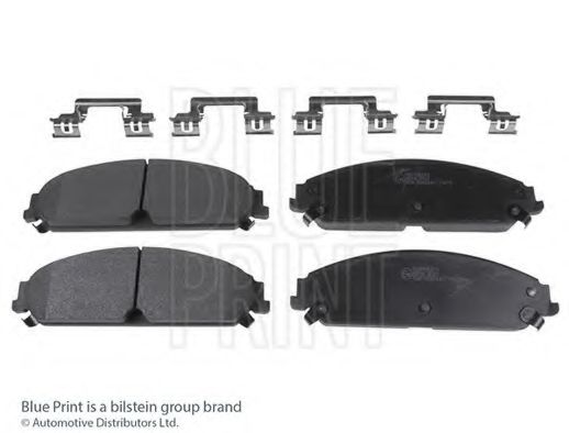 Комплект тормозных колодок, дисковый тормоз BLUE PRINT ADA104273
