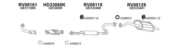 Система выпуска ОГ VENEPORTE 050097