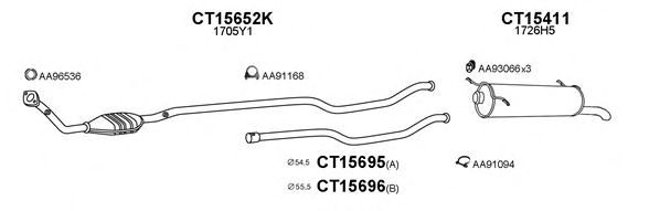 Система выпуска ОГ VENEPORTE 150358